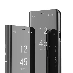 Калъф тефтер огледален CLEAR VIEW за Xiaomi Mi 10 Lite черен 